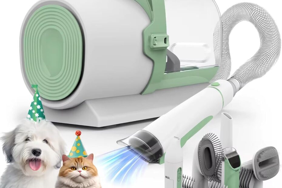 Ultimate Pet Grooming Made Easy: The All-in-One Dog Grooming Vacuum Kit!
