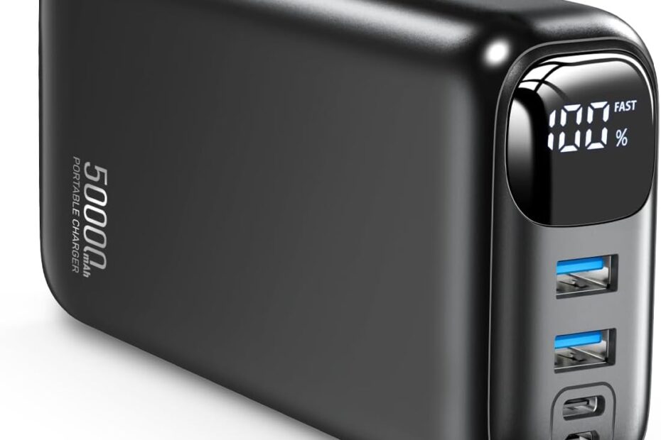 Ultimate Portable Power: Fast Charging 50000mAh Power Bank Review