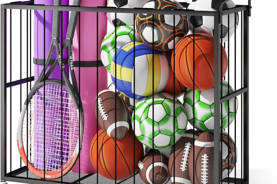 Ultimate Sports Ball Storage: Review of the Rolling Cart Rack
