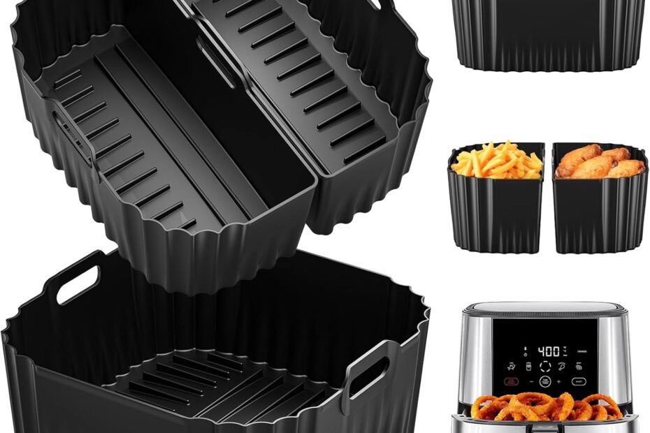 Unlock Hassle-Free Air Frying: Review of Air Fryer Silicone Liners for 8QT & 10QT Cookers!
