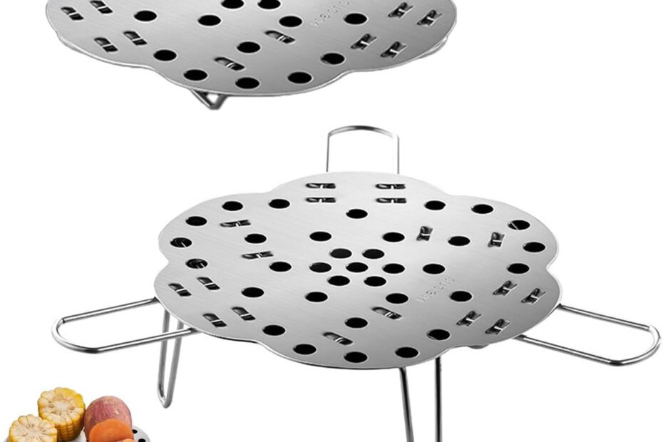 Versatile 2Pcs Stainless Steel Steamer Rack: Your Ultimate Cooking Companion!