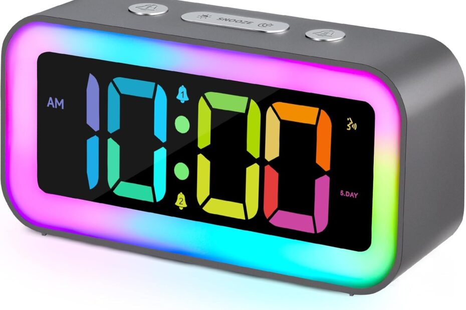 Wake Up Bright: The Cadmos RGB Alarm Clock Review for Heavy Sleepers