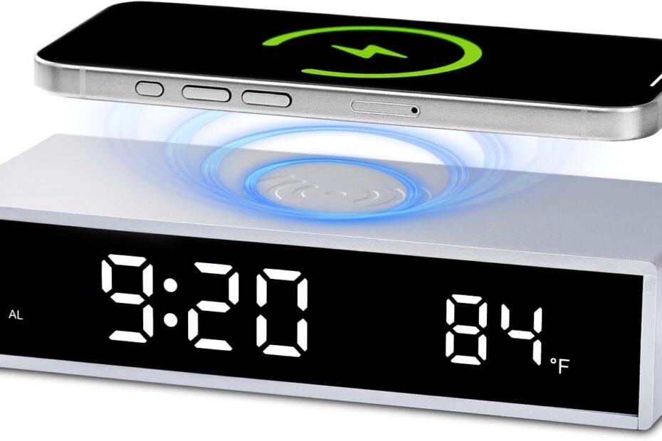 Wake Up Smart: The Ultimate Digital LED Alarm Clock with Fast Wireless Charging