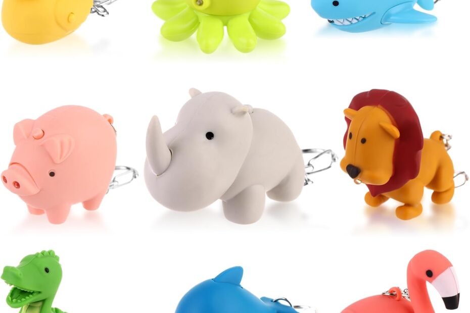 Brighten Up: Discover the Fun of 9 PCS Animal Flashlights for Pediatric Nurses!