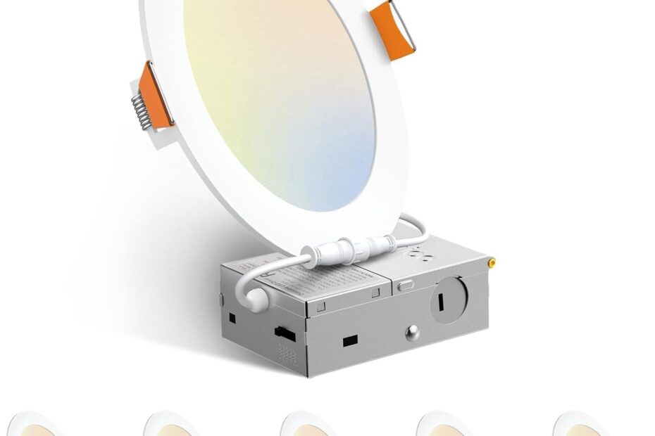 Brighten Your Space: Amico 6 Pack Ultra-Thin LED Recessed Lights Review