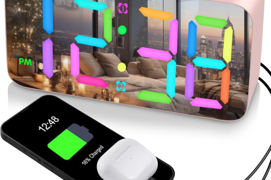 Brighten Your Space: Review of the RGB Mirror Alarm Clock