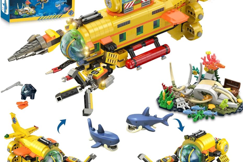 Dive Into Adventure: HOGOKIDS City Submarine Building Set Review!