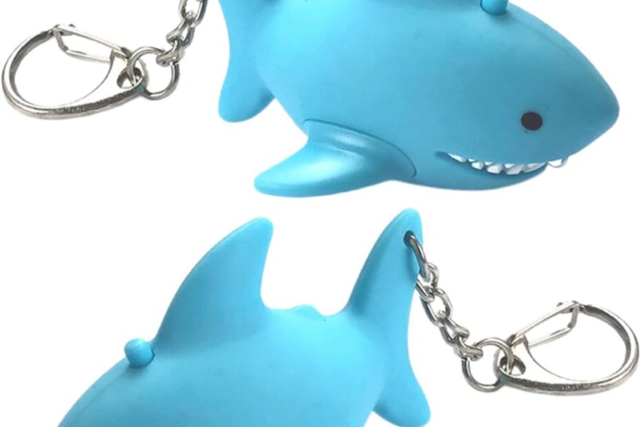 Dive into Fun: A Review of the MAGICLULU Shark Shape LED Keychain!