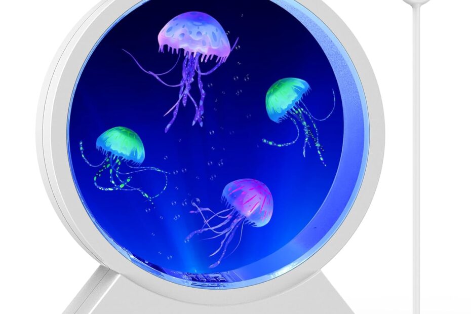 Dive into Relaxation: The 7-Color Changing Jellyfish Lamp Review!
