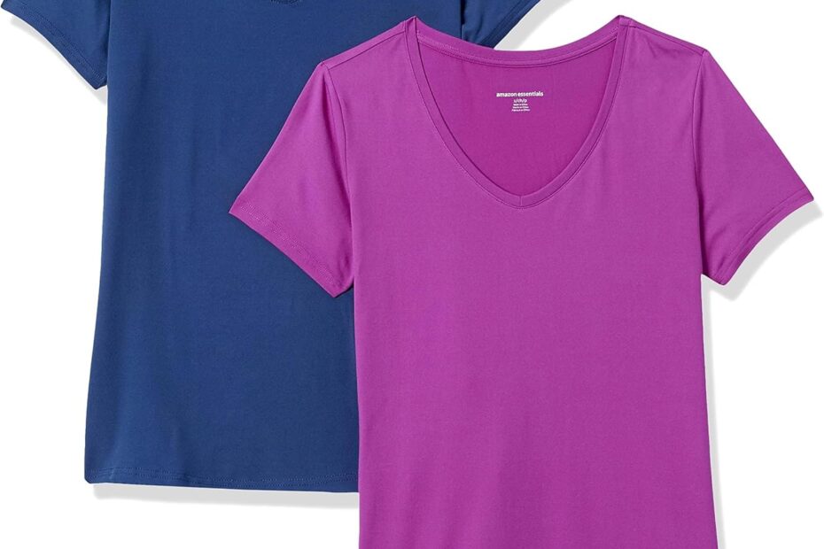 Effortless Comfort: A Review of Amazon Essentials Women's Quick Dry V-Neck Tee