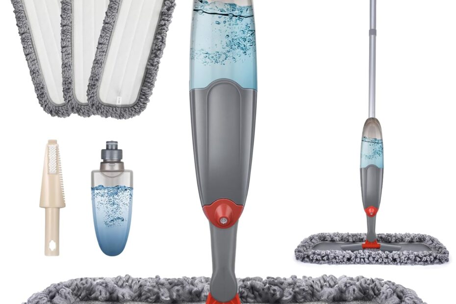 Effortless Floor Cleaning: Domi-patrol Microfibre Spray Mop Review
