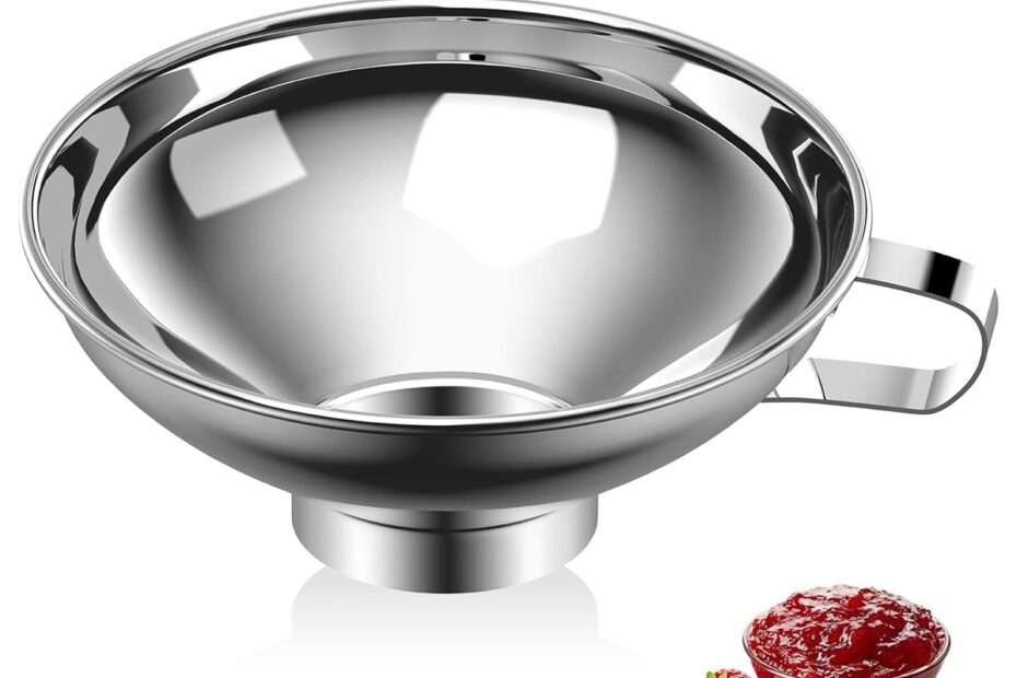 Elevate Your Canning Game: Review of the Pisol Stainless Steel Funnel
