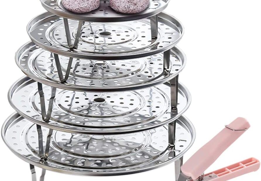 Elevate Your Cooking: 5 Pack Stainless Steel Steamer Racks Reviewed!