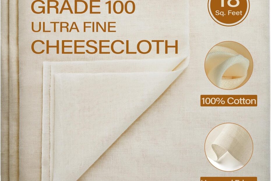 Elevate Your Cooking: Unveiling the Benefits of eFond Cheesecloth!