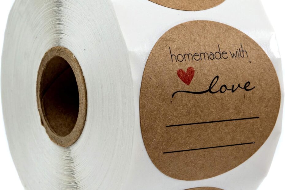 Elevate Your Jars: A Review of 2" Homemade with Love Stickers
