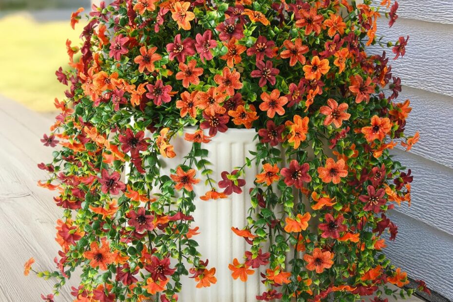Elevate Your Outdoor Decor with Realistic Faux Fall Flowers!