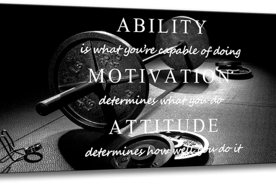 Elevate Your Space: KLVOS Motivational Wall Art for Fitness Enthusiasts