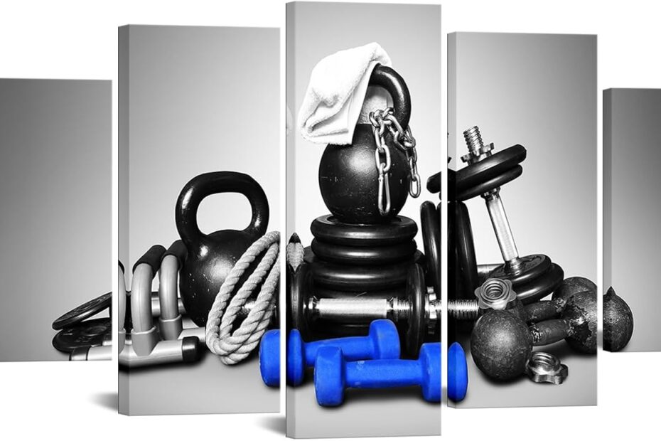 Elevate Your Space: Review of KREATIVE ARTS Fitness Wall Art for Gym Lovers