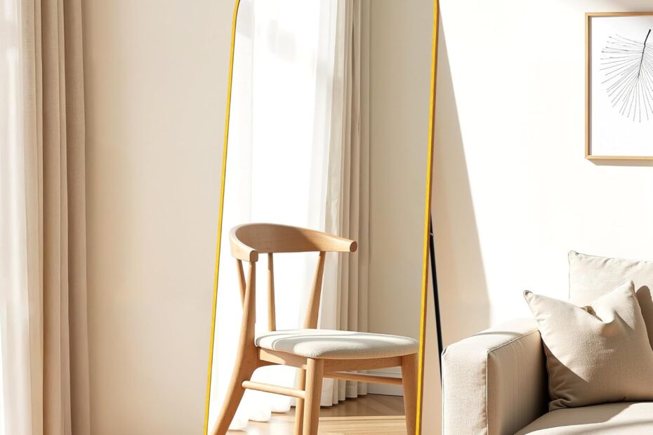 Elevate Your Space: Review of the Simple Deluxe Arched Full Length Mirror in Gold