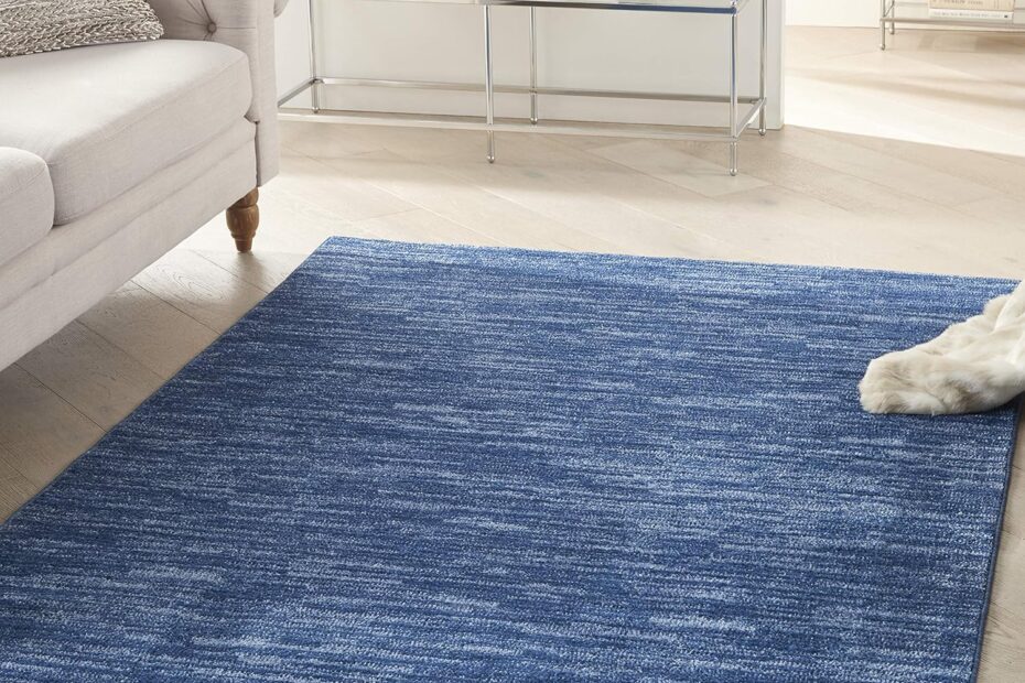 Elevate Your Space with the Nourison Navy Blue Outdoor Area Rug: A Review