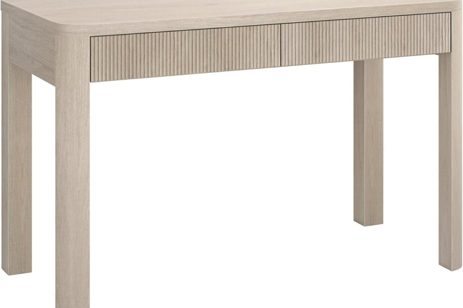 Elevate Your Workspace: Henn&Hart 48'' Fluted Desk Review