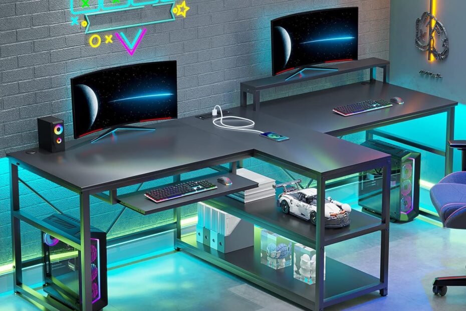 Elevate Your Workspace: SEDETA 94.5" Dual Gaming Desk Review!