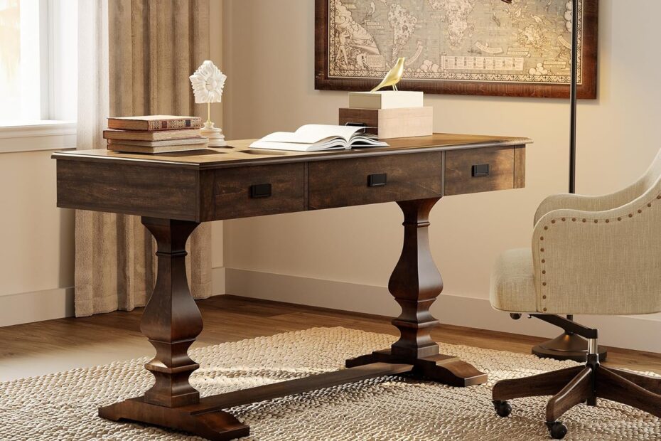 Elevate Your Workspace: WAMPAT's Stylish 60-Inch Vintage Wood Desk Review