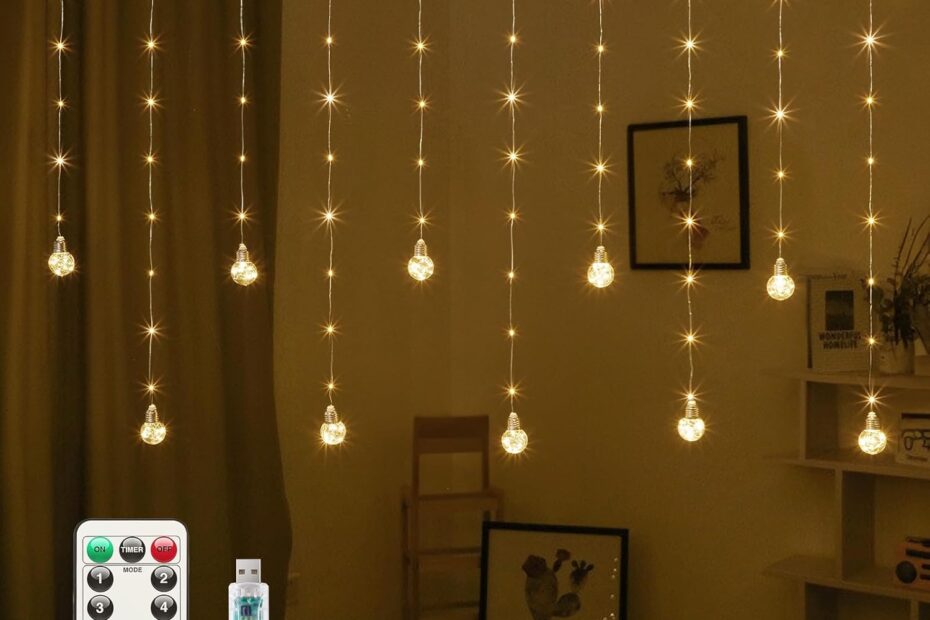 Enchant Your Space: Minetom 200 LED Curtain Fairy Lights Review