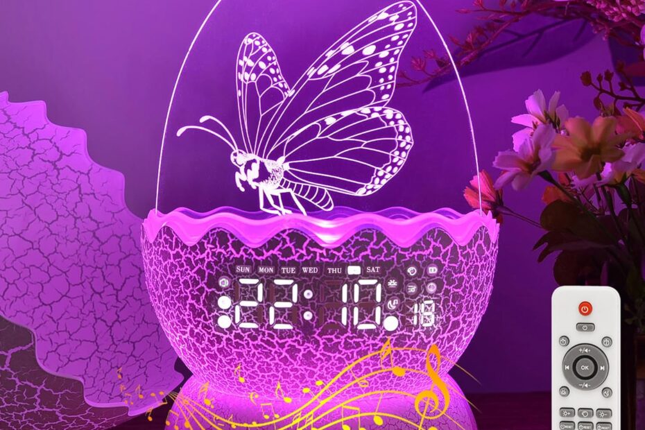 Enchanting Butterfly Night Light: The Perfect Sleep Companion for Kids!