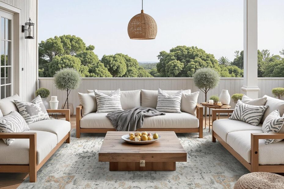 GENIMO 5'x7' Outdoor & Indoor Area Rug: The Ultimate Waterproof Solution for Stylish Living Spaces!
