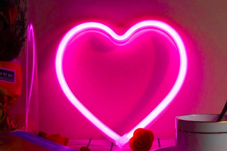Glow with Love: The Ultimate Review of the Pink Heart Neon Sign for Every Occasion!