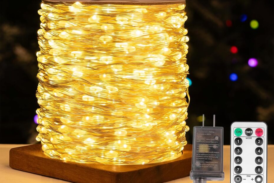 Illuminate Your Celebrations: A Review of 100FT Waterproof Fairy Lights for Every Occasion!
