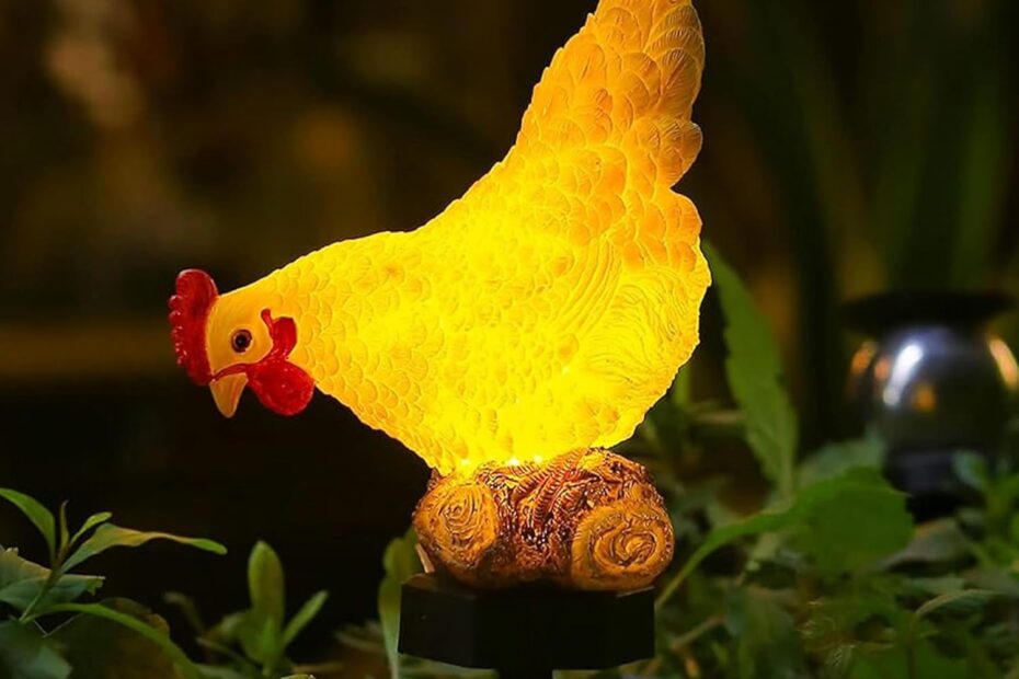 Illuminate Your Garden: Charming Outdoor Chicken Solar Lights Review
