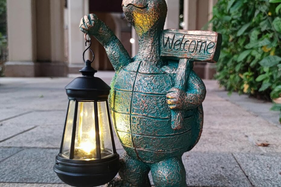 Illuminate Your Garden: JOYBEE Solar Turtle Statues Reviewed!