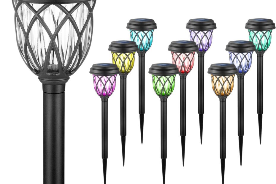 Illuminate Your Garden with 10 Pack Color Changing Solar Lights: Review & Recommendations!