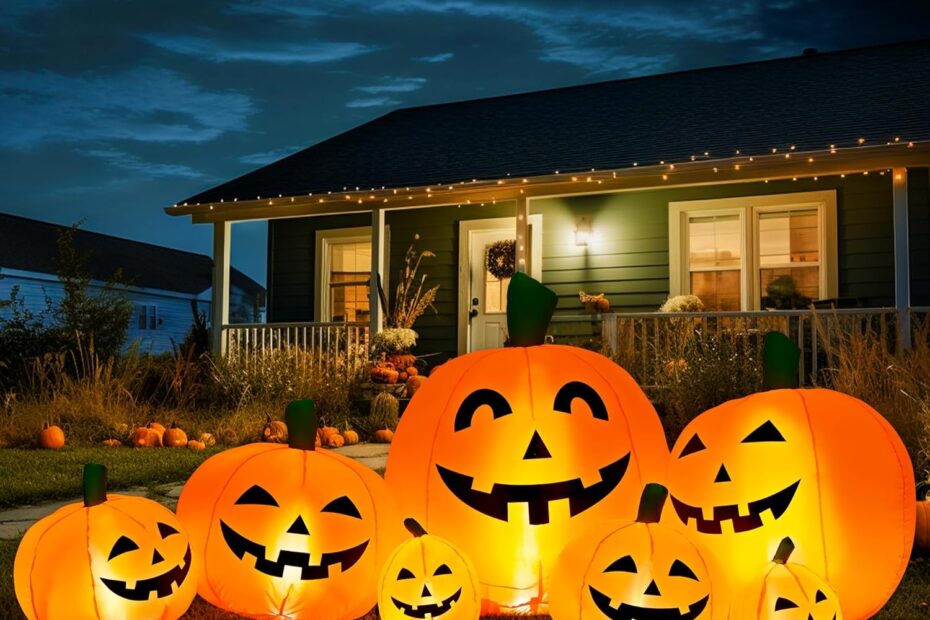 Illuminate Your Halloween: GIGALUMI 7.5FT Inflatable Pumpkin Decoration Review