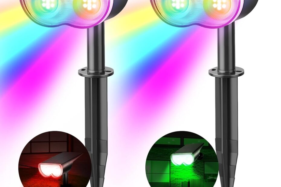 Illuminate Your Halloween: Review of Consciot Solar Spot Lights for Spooky Outdoor Decor