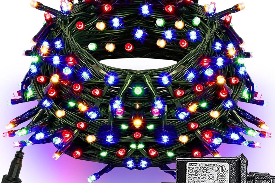 Illuminate Your Holidays: Dazzle Bright 300 LED String Lights Review