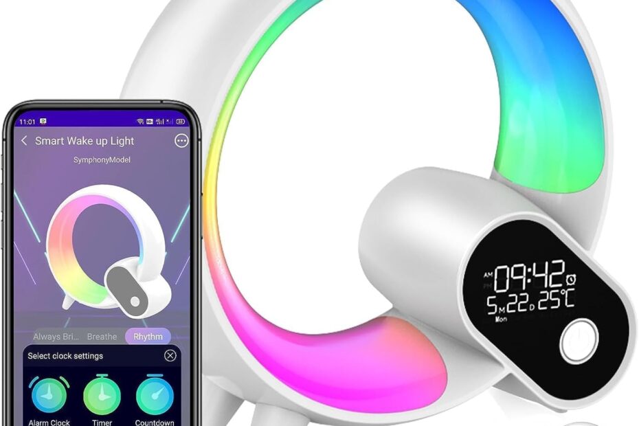 Illuminate Your Mornings: The Ultimate Smart Alarm Clock & Bedside Lamp Review
