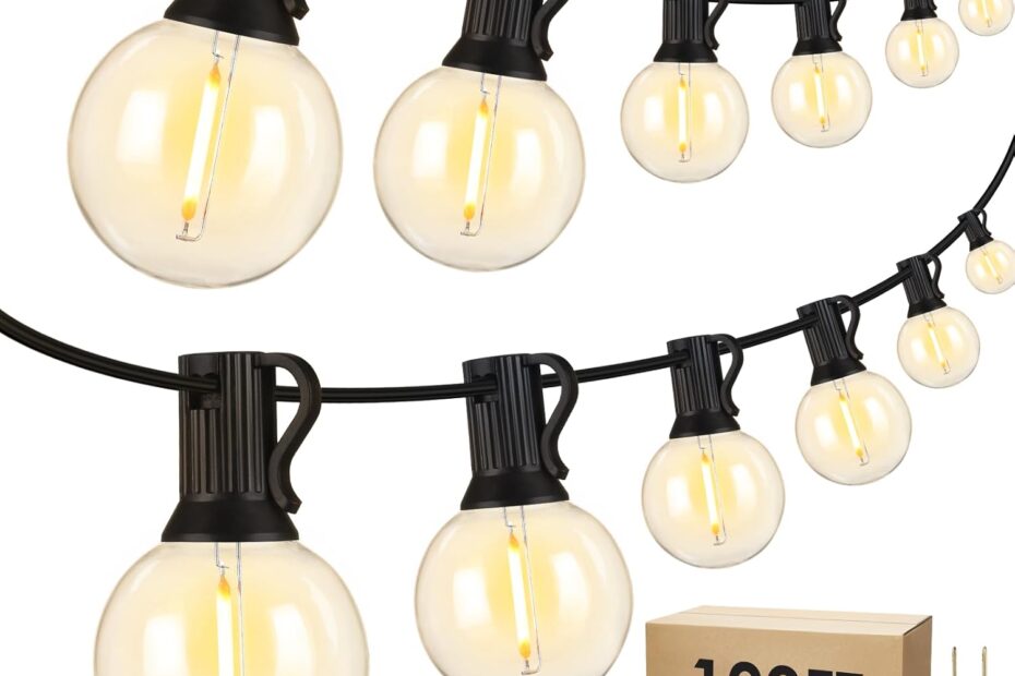 Illuminate Your Outdoors: A Review of Mlambert 100Ft LED Outdoor String Lights