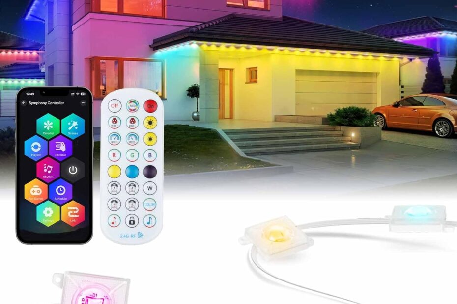 Illuminate Your Outdoors: A Review of Smart Permanent RGBIC Lights