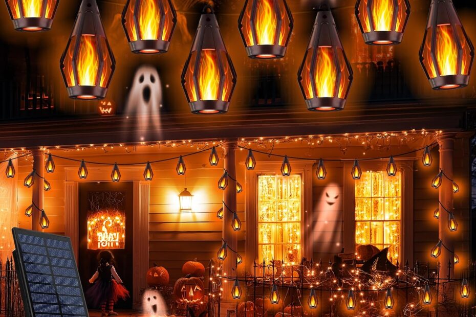 Illuminate Your Outdoors: A Review of Solar Flame String Lights for Enchanting Decor
