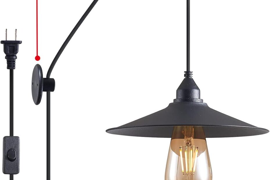 Illuminate Your Outdoors: A Review of the Waterproof Hanging Lamp with Plug for Patios