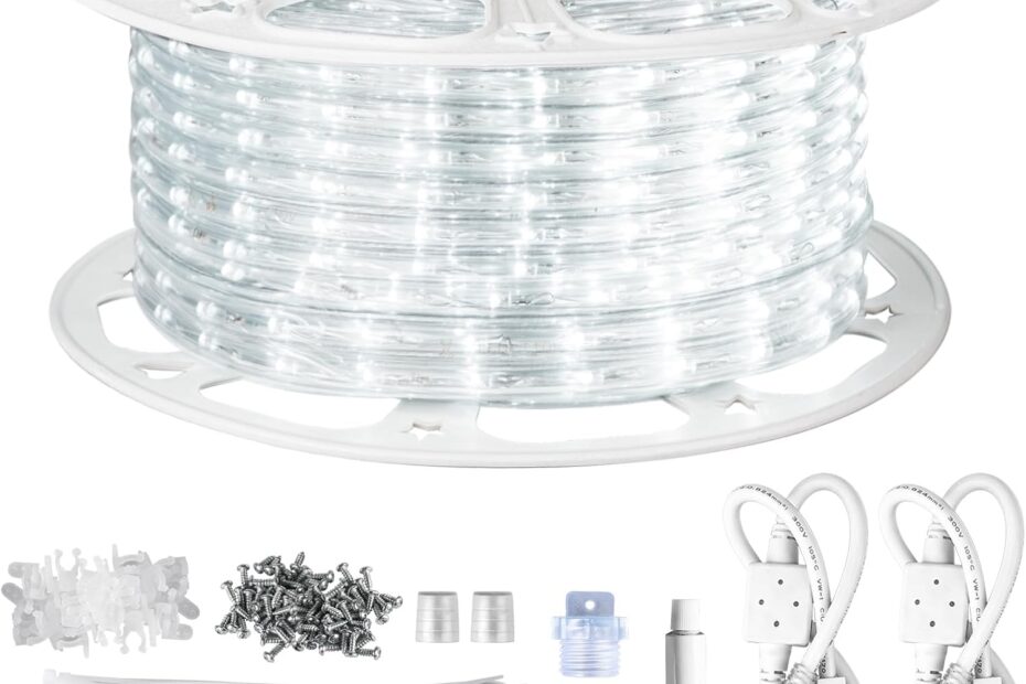 Illuminate Your Outdoors: SURNIE 100FT Waterproof LED Rope Lights Reviewed!
