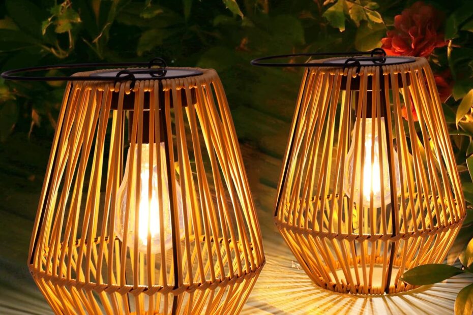 Illuminate Your Outdoors: Top Review of Boho Solar Wicker Lanterns