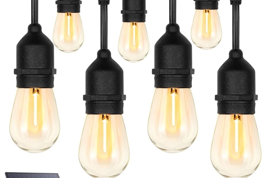 Illuminate Your Outdoors: ZJOJO 100FT Solar String Lights Review