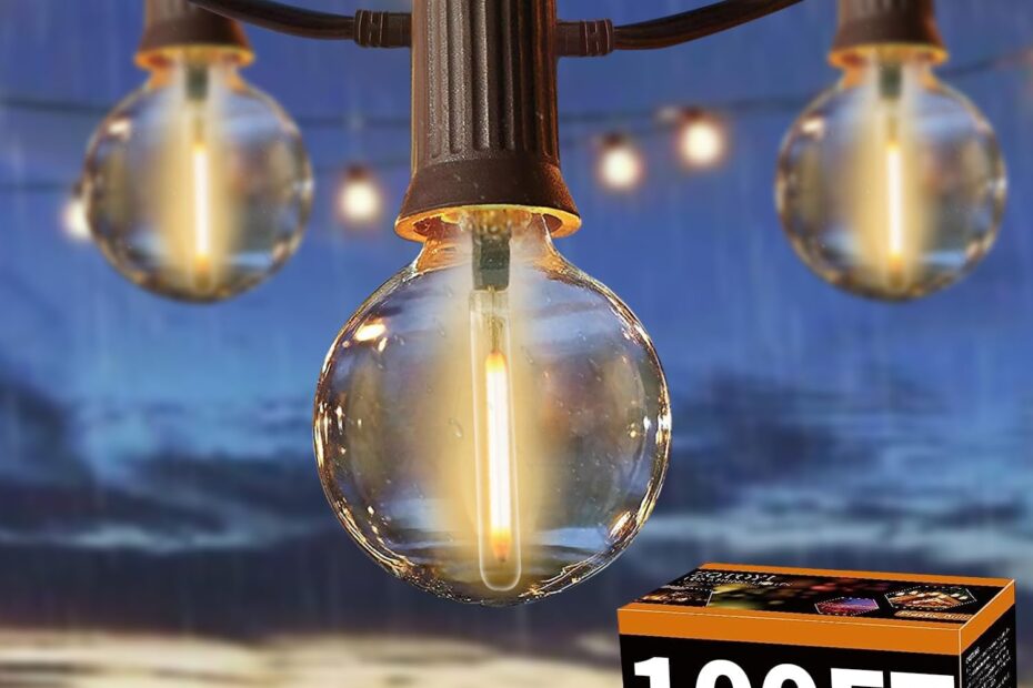 Illuminate Your Outdoors: ZOTOYI Waterproof 100 FT G40 Globe LED String Lights Review