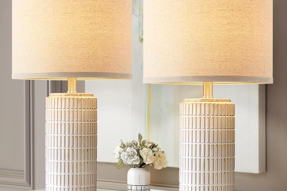 Illuminate Your Space: 23'' Modern Ceramic Table Lamps Review for Every Home