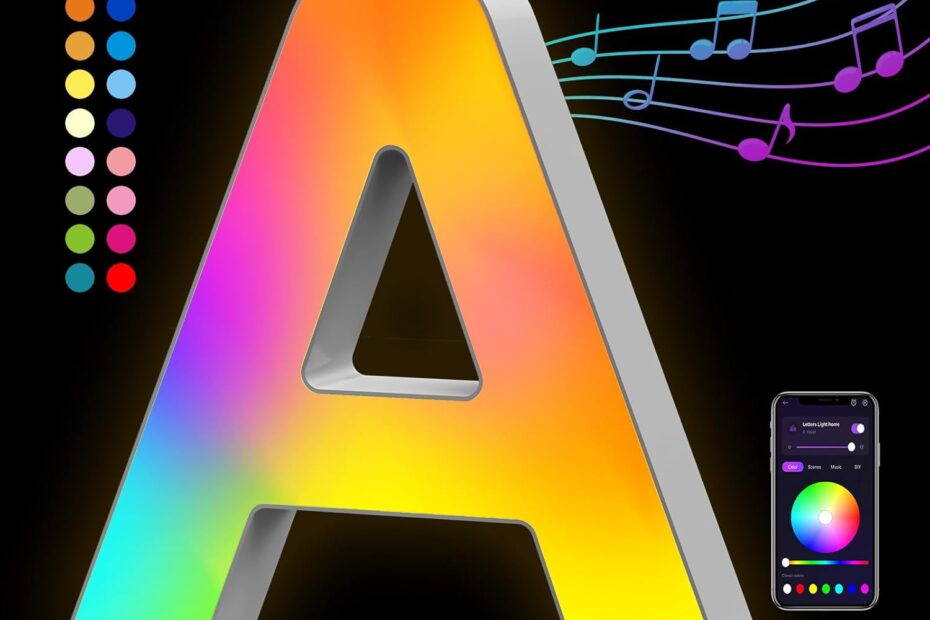 Illuminate Your Space: A Review of Light Up Letters LED Marquee Decor Ideas!