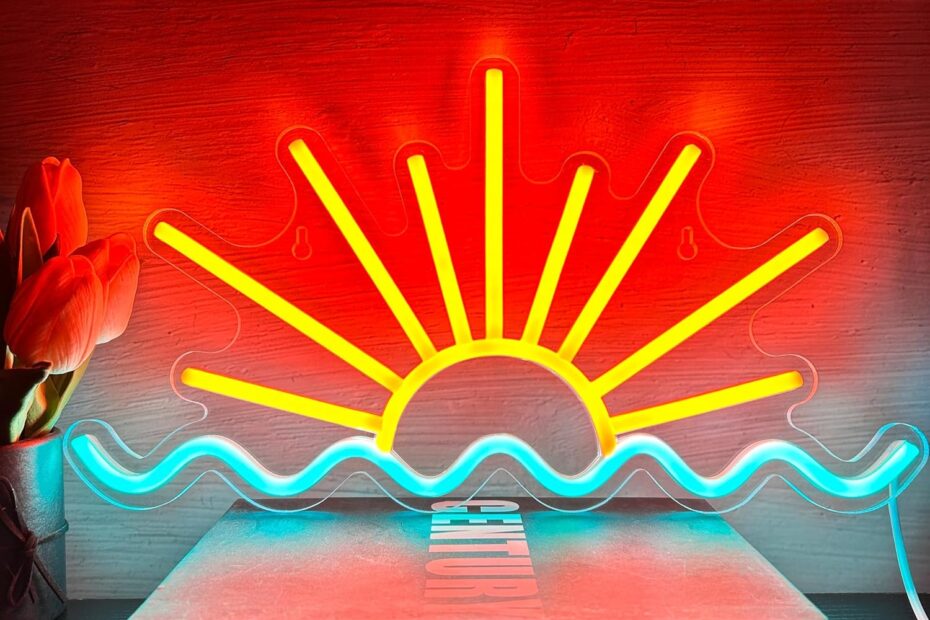 Illuminate Your Space: A Review of the Sunrise Sunset Neon Sign